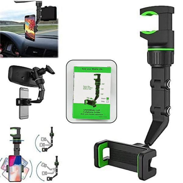 360Â° Rotatable Rear View Mobile Holder