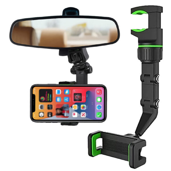 360Â° Rotatable Rear View Mobile Holder - Image 2