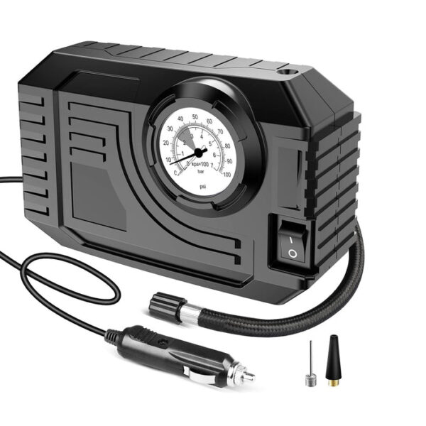 Portable 12V Tire Inflator Air Compressor