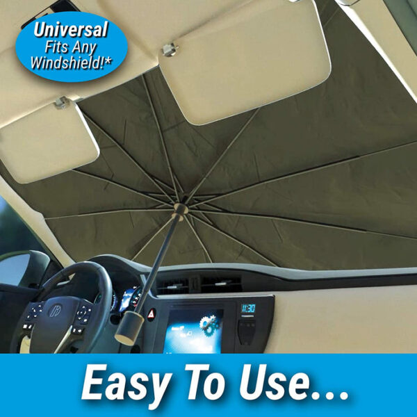 Foldable Windshield Umbrella Sun Shade - Image 3