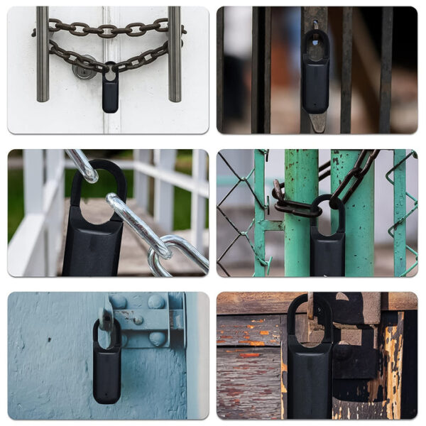 USB Rechargeable Smart Fingerprint Padlock - Image 4