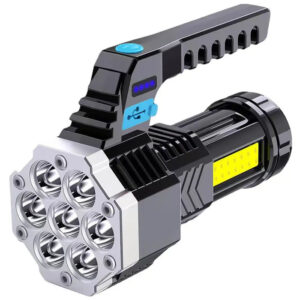 USB Rechargeable LED Flashlight with Side Light