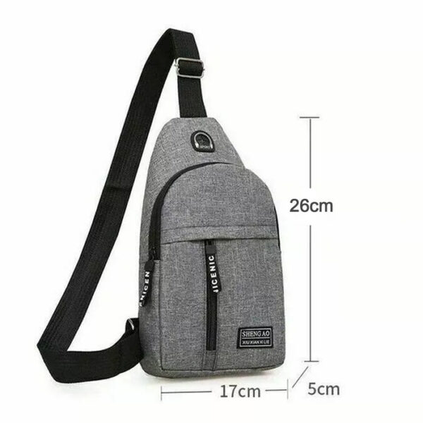 Waterproof Waist Bag with USB Charging - Image 2