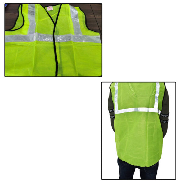 Green Construction Safety Jacket: High-Visibility, Reflective - Image 4