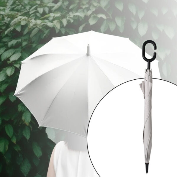 C-Shaped Handle Cute Foldable Umbrella - Image 4