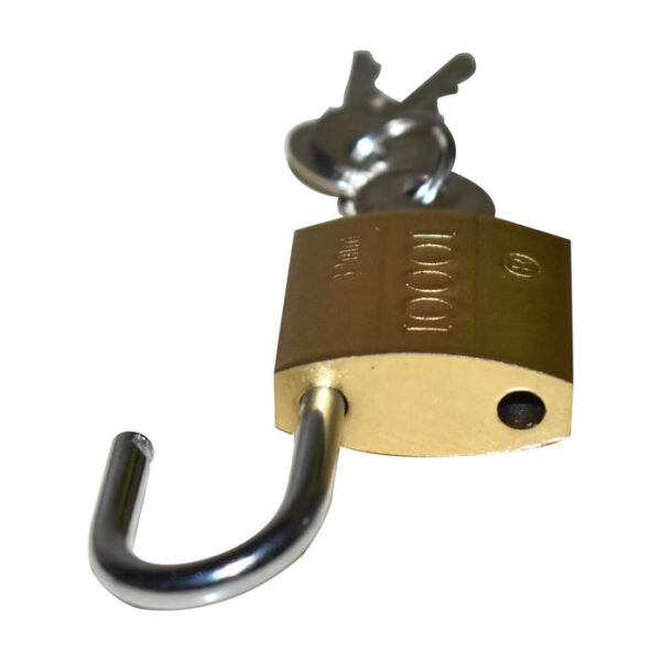 Solid Brass Padlock: Multipurpose Security Lock - Image 3