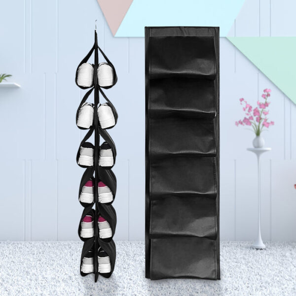 12-Pocket Hanging Shoe Organizer - Image 5