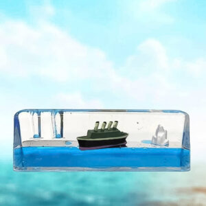 Car Interior Dashboard Decoration Floating Water Cruiser Ship